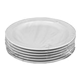 NuStone Plate White 7 1/4" 6 ct