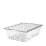 Camwear Food Pan Colander Clear 18" x 26" x 5" each