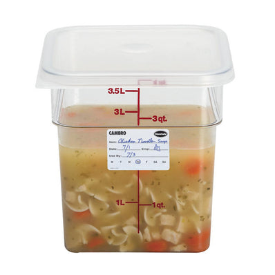 CamSquare Container Clear 4 qt each