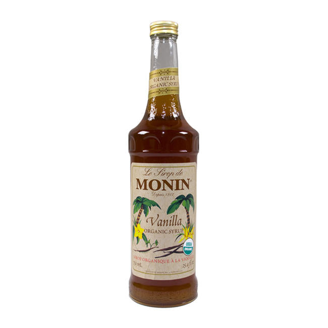 Monin Vanilla Organic Syrup 750 ml
