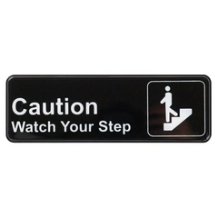 "Caution/Watch Step" Sign each