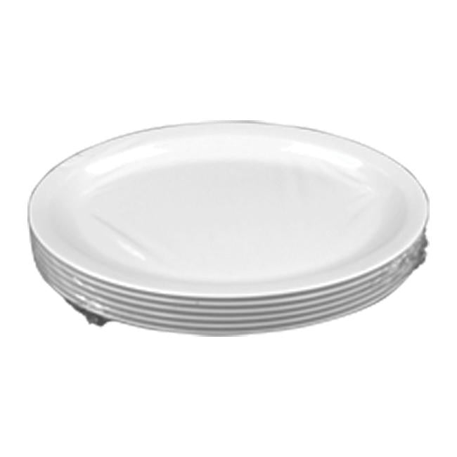 NuStone Platter White 13 1/4" 6 ct