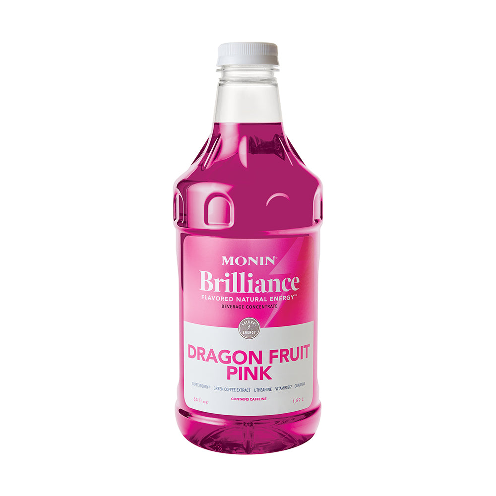 Monin Brilliance Dragon Fruit Pink Natural Energy 64 oz