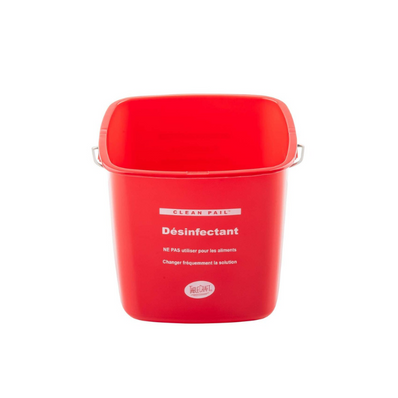 Cleaning Pail Red 3 qt each