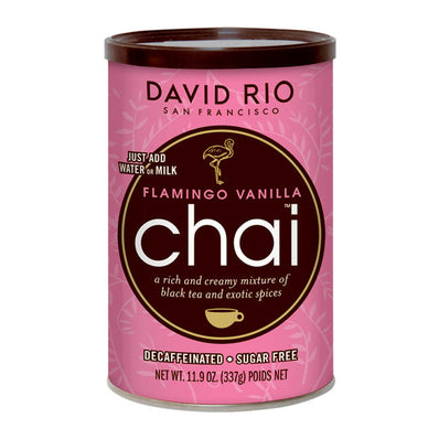 David Rio Flamingo Vanilla Chai Decaf Reduced Calorie 11.9 oz