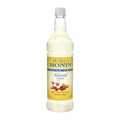 Monin Almond Syrup Sugar Free PET 1 ltr