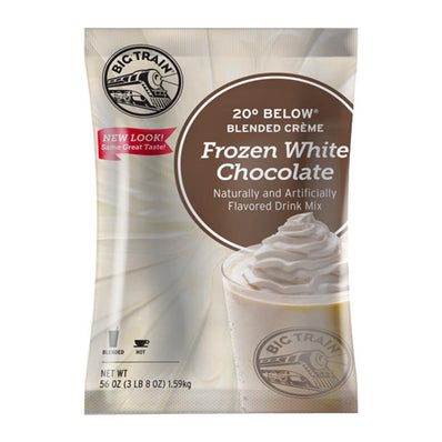 Big Train 20º Below Frozen White Chocolate Blended Creme Mix 3.5 lb