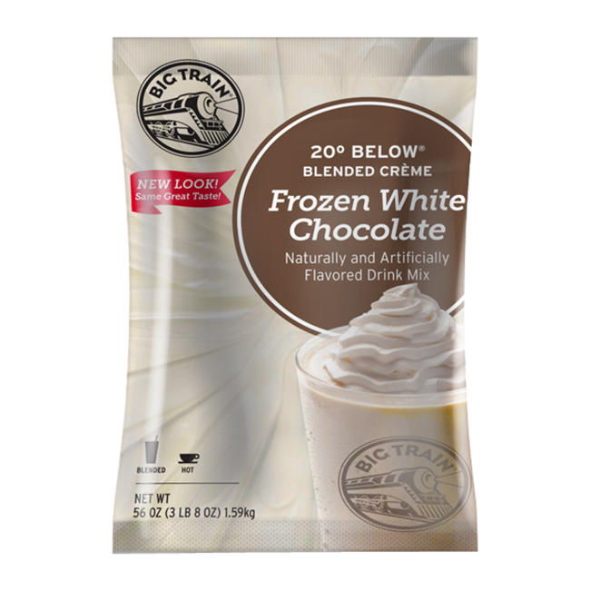 Big Train 20º Below Frozen White Chocolate Blended Creme Mix 3.5 lb