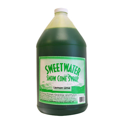 Sweetwater Snow Cone Lemon Lime Syrup 1 gal