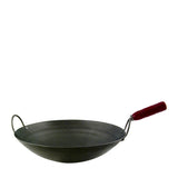Wok with Wood Handle 14" each