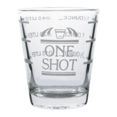 Professional Shot Glass 2 oz with Lines each