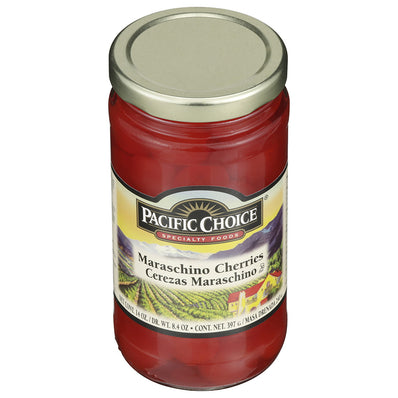 Pacific Choice Maraschino Cherries Large Plain 14 oz