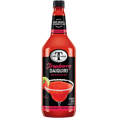 Mr. & Mrs. T Margarita Daiquiri Strawberry Mix PET 1 ltr