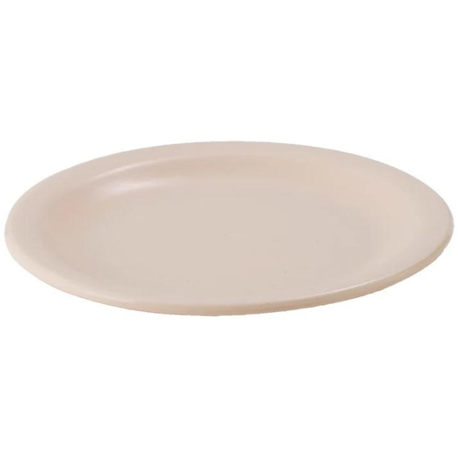 Melamine Plate 9" Tan pk 1 dz