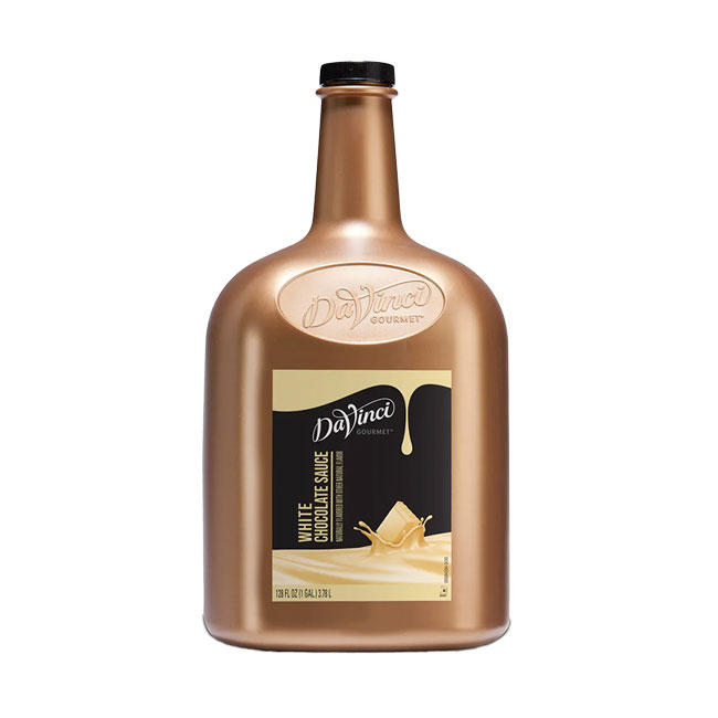 DaVinci Gourmet White Chocolate Sauce PET 1 gal