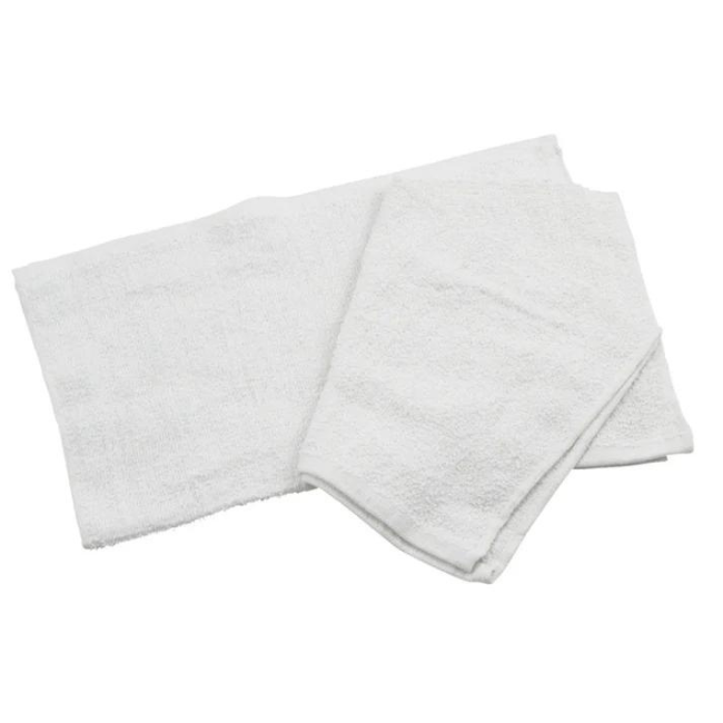 Cotton Towel Wh 16 x 19 pk 12 ct