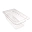 Camwear Food Pan Fourth Size Clear 4