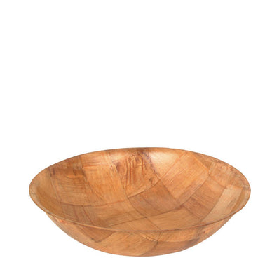 Woven Wood Bowl 6" 1 dz