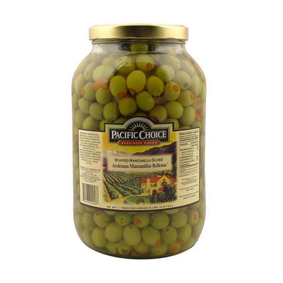 Pacific Choice Manzanilla Olive 240-260 ct per kg 1 gal