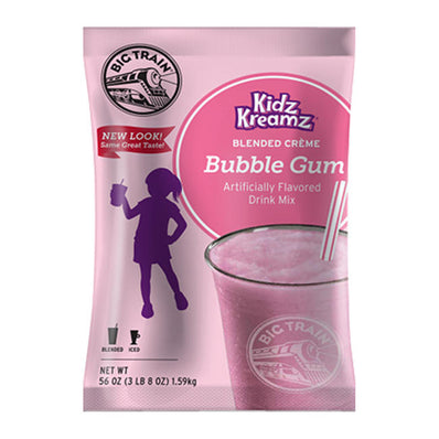 Big Train Kidz Kreamz Bubble Gum Blended Creme Mix 3.5 lb