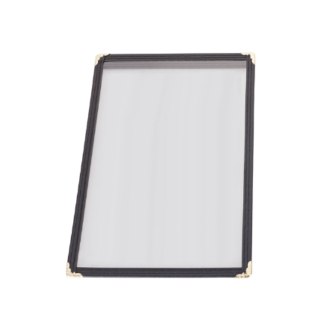 Menu Cover Black each