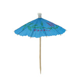 Parasol Cocktail Pick Assorted Colors 4" pk 144 ct