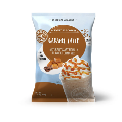 Big Train Caramel Latte Blended Ice Coffee Mix 3.5 lb