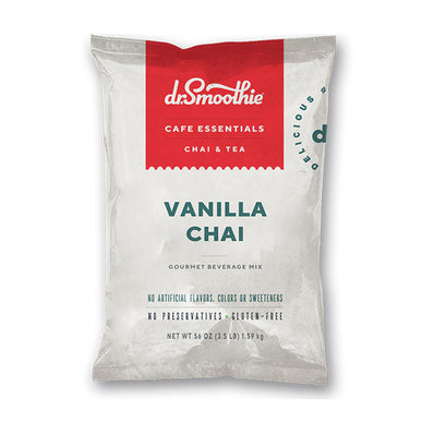 Dr. Smoothie Cafe Essentials Gourmet Beverage Mix Vanilla Chai 3.5 lb