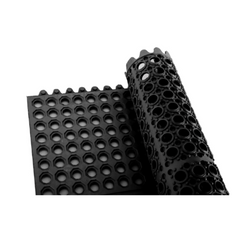 Floor Mat 3'x3'x.5" Blk each