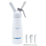 whip-it! Whipped Cream Dispenser 1/2L Armor Disp: White Rubberized Body 1 ea