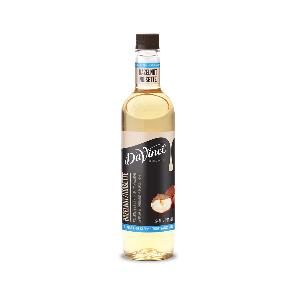 DaVinci Gourmet Hazelnut Sugar Free Syrup PET 750 ml