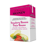 Monin Strawberry Banana Fruit Smoothie Mix 46 oz