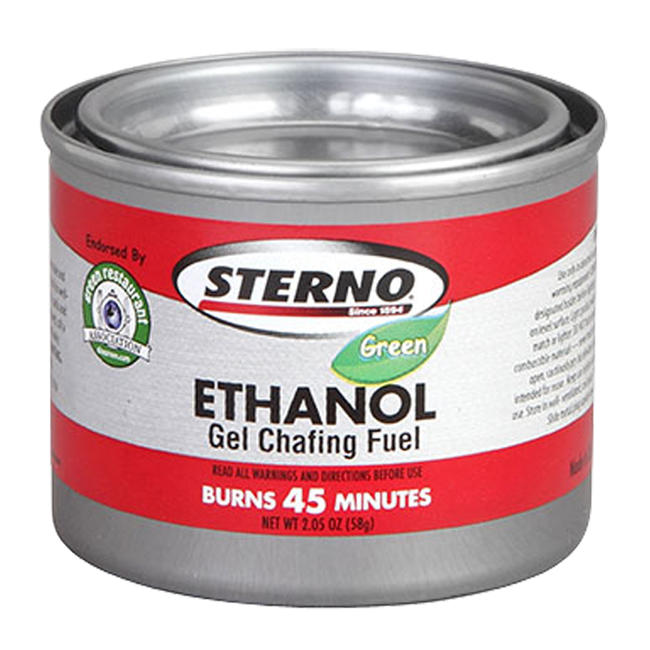 Green Gel Chafing Fuel Ethanol 12 dz