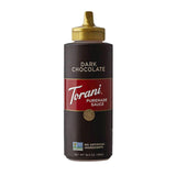 Torani Dark Chocolate Puremade Sauce Squeeze Bottle 16.5 oz