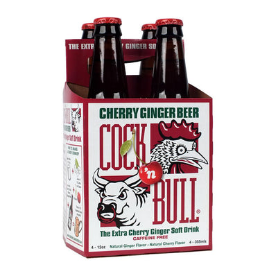 Cock 'n Bull Cherry Ginger Beer Bottle 12 oz