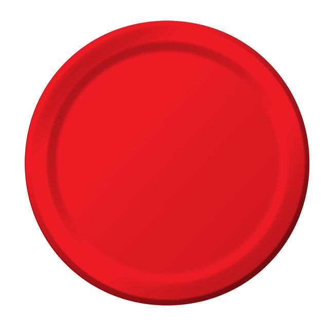 Paper Plate Classic Red 24 ct