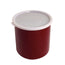 Crock with Lid Reddish Brown 2.7 qt each