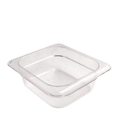 Camwear Food Pan Sixth Size Clear 2 1/2" each