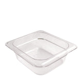 Camwear Food Pan Sixth Size Clear 2 1/2" each