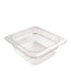 Camwear Food Pan Sixth Size Clear 2 1/2