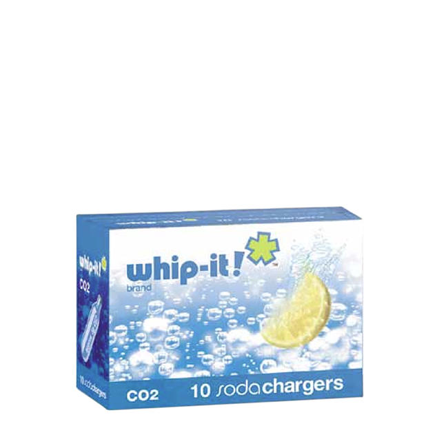 whip-it! CO2 Soda Siphon Charger pk 10 ct
