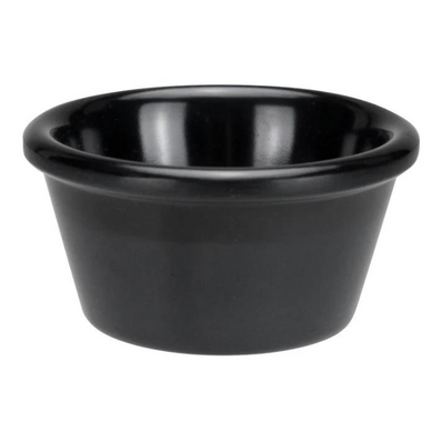 Ramekin 2oz Mel Blk pk 1 dz