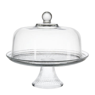 Canton Cake Dome and Stand 2 set