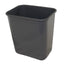 Soft-Sided Plastic Wastebasket Gray 28 qt each