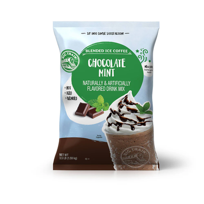 Big Train Chocolate Mint Blended Ice Coffee Mix 3.5 lb