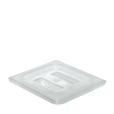 Food Pan Cover Sixth Size with Handle Translucent each