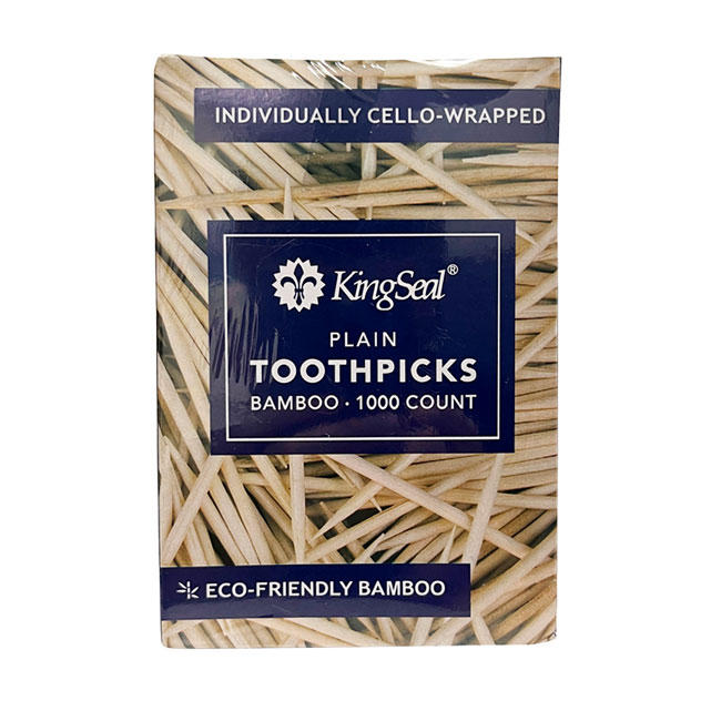 Cellophane Wrapped Toothpick Bamboo 1000 ct