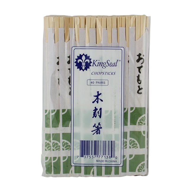 Wooden Chopsticks 8" 40 ct