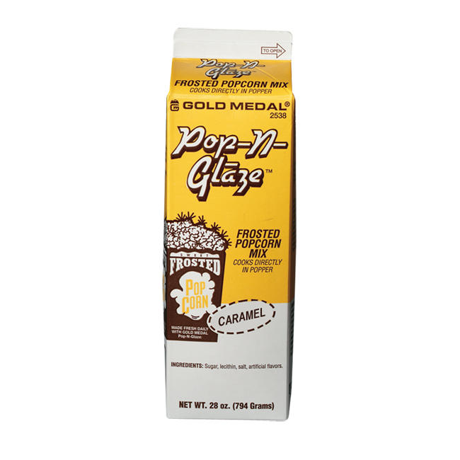 Glaze Pop Frosted Popcorn Mix Caramel 28 oz