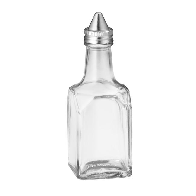 Oil and Vinegar Cruet Square 6 oz 4 ct